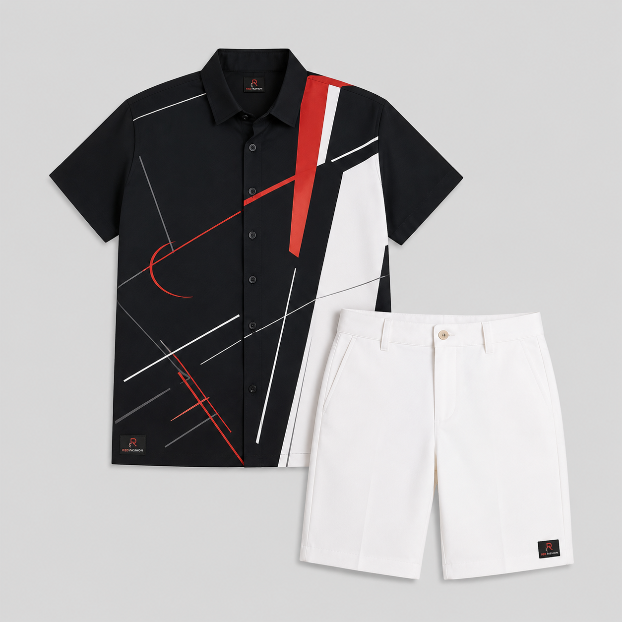 Red Fashion exclusive prestige native outfit